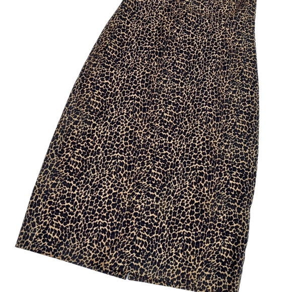 J.CREW Sleeveless Leopard Sheath Dress size 4 - Picture 8 of 14